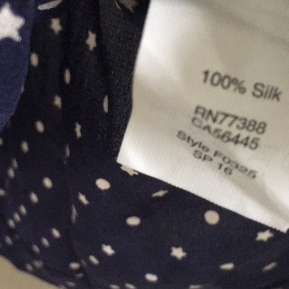 Madewell silk dots and stars top size XS - Picture 5 of 5